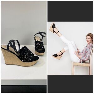 Marc Fisher Hata Espadrille Wedge Sandal Size 10
